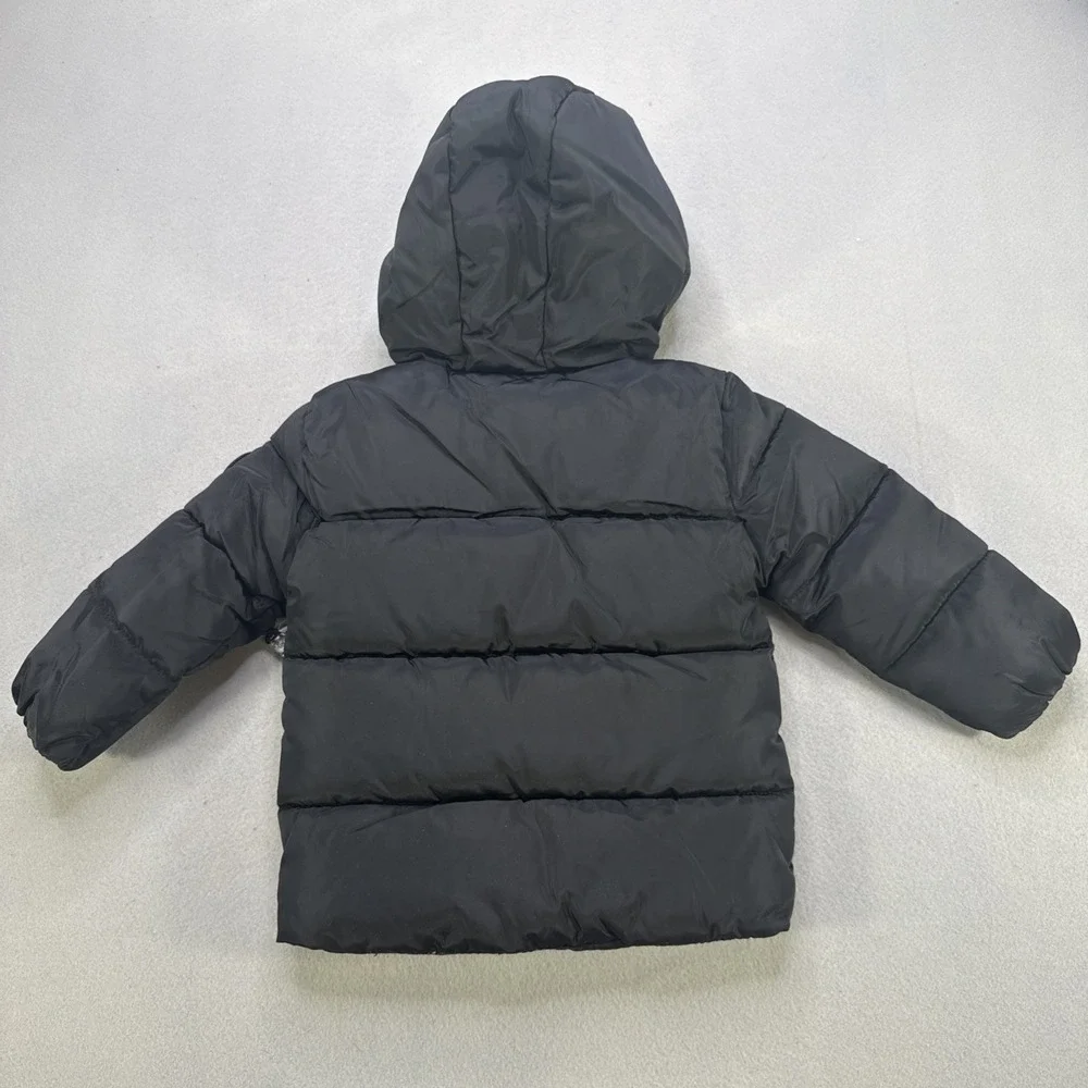 Reebok Toddler Heavyweight Comfortable Puffer Jacket‎ Size 18 Month Black NWT